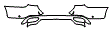 Rear Bumper Kit pattern for the 2023 Mercedes Benz E-Class Wagon