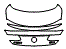 Trunk Lid Kit pattern for the 2023 Mercedes Benz E-Class Coupe