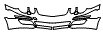 Bumper and Luggage Area Kit pattern for the 2009 Mercedes Benz E320 Bluetec