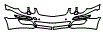 Bumper and Luggage Area Kit pattern for the 2009 Mercedes Benz E320 Bluetec