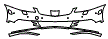 Bumper Kit pattern for the 2013 Mercedes Benz S350