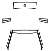 B-Pillar, C-Pillar, Roof and A-Pillar Kit pattern for the 2014 Mercedes Benz S550