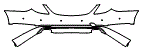 Rear Bumper Kit pattern for the 2014 Mercedes Benz S550