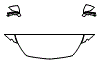 Hood, Fender and Mirror Kit pattern for the 2021 Mercedes Benz S-Class Cabriolet
