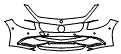 Bumper Kit pattern for the 2017 Mercedes Benz S-Class Cabriolet