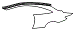 Rear Fender pattern for the 2021 Mercedes Benz S-Class Coupe
