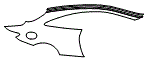 Rear Fender pattern for the 2021 Mercedes Benz S-Class Coupe