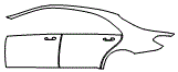 Door and Rear Fender pattern for the 2014 Mercedes Benz S550