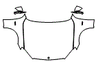 Full Hood, Fender and Mirror Kit pattern for the 2016 Mercedes Benz Maybach S 580 4MATIC