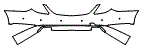Rear Bumper Kit pattern for the 2016 Mercedes Benz Maybach S 580 4MATIC