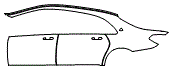 Rear Fender and Door Kit pattern for the 2020 Mercedes Benz Maybach S 580 4MATIC