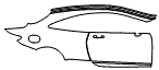 Rear Fender and Door Kit pattern for the 2016 Mercedes Benz S-Class Coupe