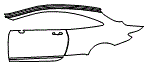 Rear Fender and Door Kit pattern for the 2016 Mercedes Benz S-Class Coupe