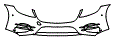 Bumper Kit pattern for the 2018 Mercedes Benz S-Class Sedan