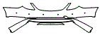 Rear Bumper Kit pattern for the 2018 Mercedes Benz S-Class Sedan