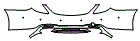 Rear Bumper Kit pattern for the 2018 Mercedes Benz S-Class Sedan