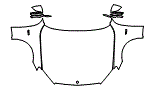 Full Hood, Fender and Mirror Kit pattern for the 2020 Mercedes Benz Maybach S 580 4MATIC