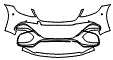 Bumper Kit pattern for the 2018 Mercedes Benz S-Class Sedan