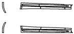 Rocker Panel Kit pattern for the 2018 Mercedes Benz S-Class Sedan