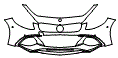 Bumper Kit pattern for the 2021 Mercedes Benz S-Class Cabriolet