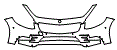 Bumper Kit pattern for the 2021 Mercedes Benz S-Class Cabriolet