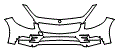 Bumper Kit pattern for the 2021 Mercedes Benz S-Class Cabriolet