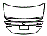 Trunk Lid Kit pattern for the 2018 Mercedes Benz S-Class Sedan
