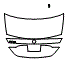 Trunk Lid Kit pattern for the 2018 Mercedes Benz S-Class Sedan