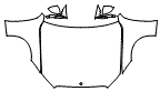 Full Hood, Fender and Mirror Kit pattern for the 2026 Mercedes Benz S-Class Sedan