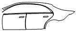 Door and Rear Fender Kit pattern for the 2026 Mercedes Benz S-Class Sedan