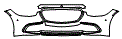 Bumper Kit pattern for the 2026 Mercedes Benz S-Class Sedan