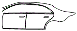 Door and Rear Fender Kit pattern for the 2026 Mercedes Benz S-Class Sedan