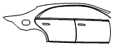 Door and Rear Fender Kit pattern for the 2026 Mercedes Benz S-Class Sedan