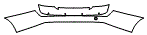 Rear Bumper Kit pattern for the 2007 Mercedes Benz S550