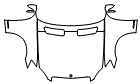 Full Hood, Fender and Mirror Kit pattern for the 2007 Mercedes Benz S550