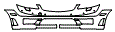 Bumper Kit pattern for the 2008 Mercedes Benz S63