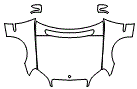 Hood, Fender and Mirror Kit pattern for the 2006 Mercedes Benz S55