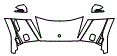 Hood, Fender and Mirror Kit pattern for the 2015 Mercedes Benz G63