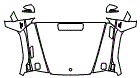 Full Hood, Fender and Mirror Kit pattern for the 2015 Mercedes Benz G63