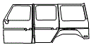 Door and Rear Fender Kit pattern for the 2015 Mercedes Benz G63