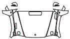 Full Hood, Fender and Mirror Kit pattern for the 2015 Mercedes Benz G550