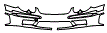 Bumper Kit pattern for the 2005 Mercedes Benz SL65