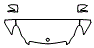 Hood, Fender and Mirror Kit pattern for the 2006 Mercedes Benz CLS55