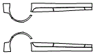 Rocker Panel Kit pattern for the 2014 Mercedes Benz CLS63