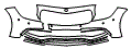 Bumper Kit pattern for the 2015 Mercedes Benz CLS 4-Door Coupe