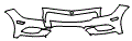 Bumper pattern for the 2015 Mercedes Benz CLS 4-Door Coupe
