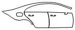 Door and Rear Fender Kit pattern for the 2023 Mercedes Benz CLS 4-Door Coupe