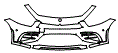 Bumper Kit pattern for the 2020 Mercedes Benz CLS 4-Door Coupe