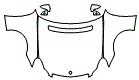 Full Hood, Fender and Mirror Kit pattern for the 2006 Mercedes Benz CLS500