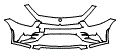 Bumper Kit pattern for the 2020 Mercedes Benz CLS 4-Door Coupe